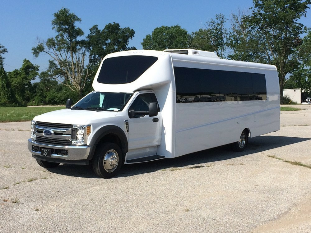 New addition to our fleet is our 28 passenger mini coach! This has been a crowd favorite for wedding shuttles, school activities and airport runs.